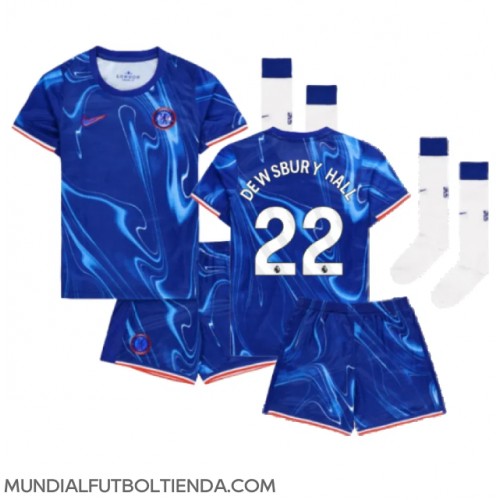 Camiseta Chelsea Kiernan Dewsbury-Hall #22 Primera Equipación Replica 2024-25 para niños mangas cortas (+ Pantalones cortos)